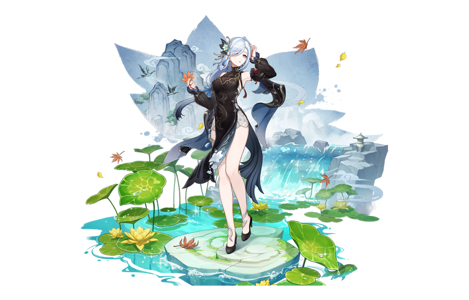 Shenhe — new outfit promotional art