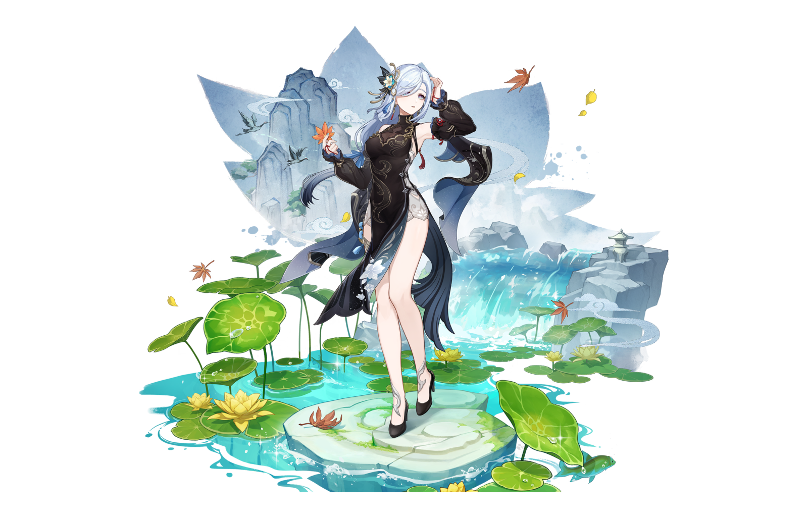 Shenhe — new outfit promotional art